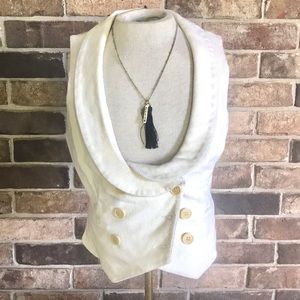 BCBG MaxAzria fitted vest